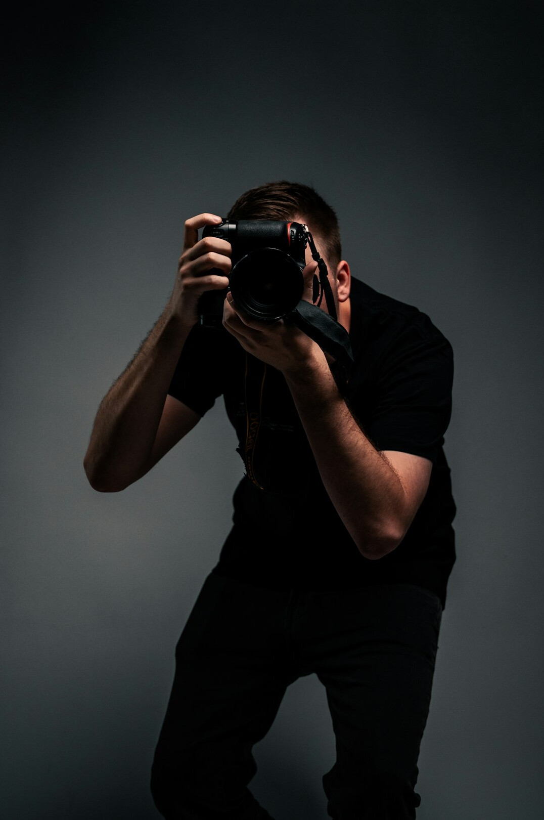 photographer with camera