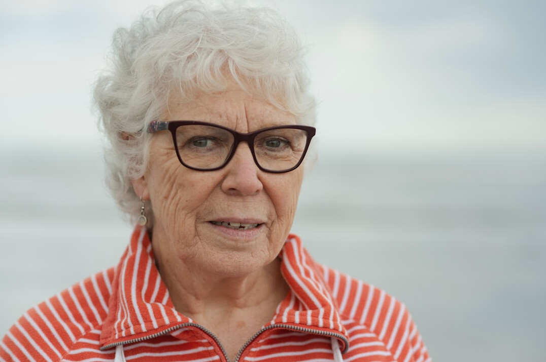 elderly woman portrait